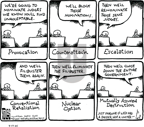 Tom Toles - Sunday April 17, 2005 Comic Strip