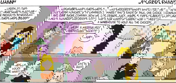 Luann on Sunday June 30, 2002 Comic Strip