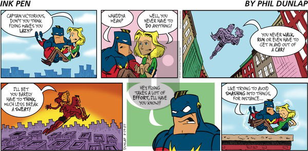 Ink Pen on Sunday August 19, 2007 Comic Strip