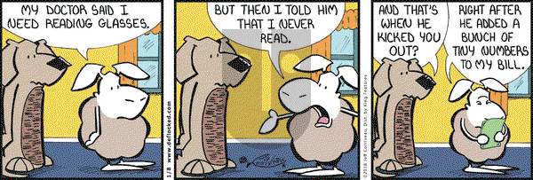 DeFlocked on Monday January 8, 2018 Comic Strip