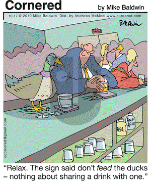 Cornered on Thursday October 17, 2019 Comic Strip