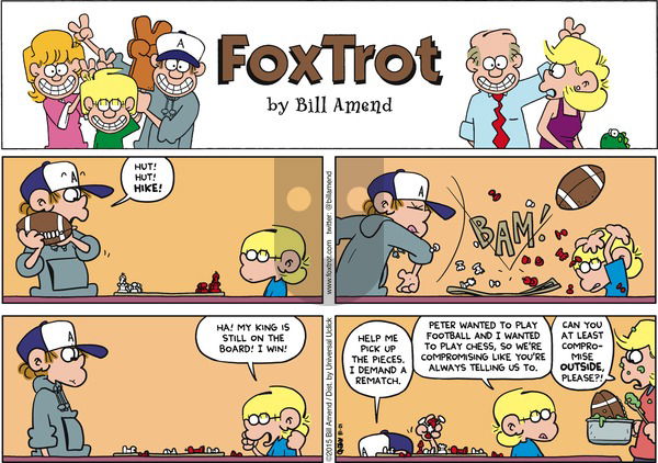 FoxTrot on Sunday October 18, 2015 Comic Strip