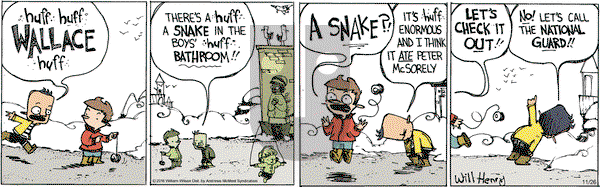 Wallace the Brave on Monday November 26, 2018 Comic Strip