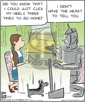 Brevity on Monday November 3, 2014 Comic Strip