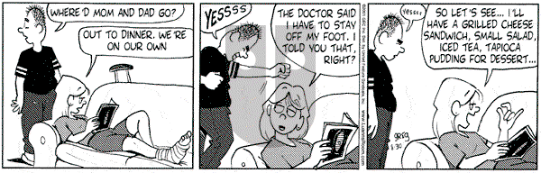 Luann on Thursday August 30, 2001 Comic Strip