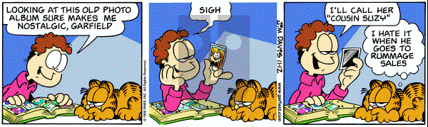 Garfield on Thursday November 12, 1998 Comic Strip