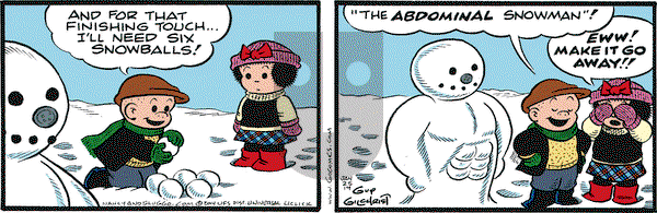 Nancy on Saturday January 25, 2014 Comic Strip