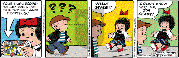 Nancy on Thursday March 21, 2013 Comic Strip