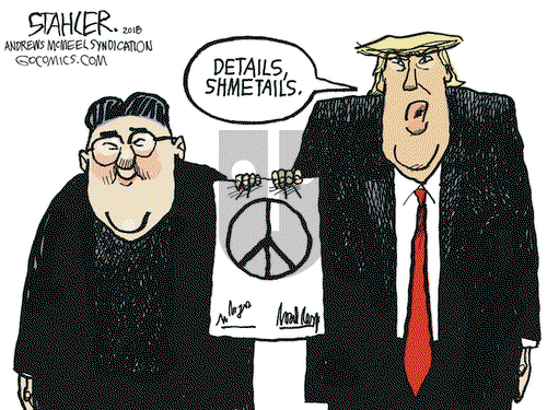 Jeff Stahler on Thursday June 14, 2018 Comic Strip