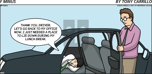 F Minus on Sunday April 24, 2016 Comic Strip