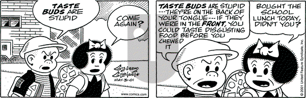 Nancy on Thursday May 31, 2001 Comic Strip
