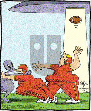 In the Bleachers on Saturday November 24, 2018 Comic Strip