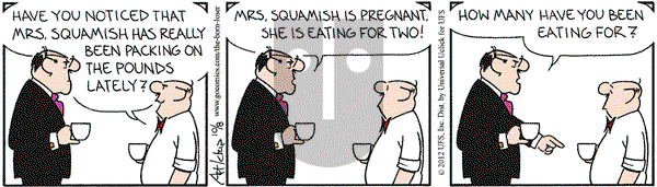 The Born Loser on Monday October 8, 2012 Comic Strip