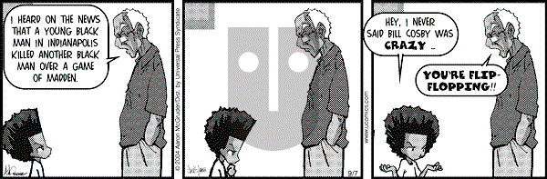 The Boondocks on Tuesday April 10, 2012 Comic Strip