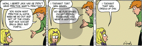 Cleats on Thursday December 4, 2003 Comic Strip