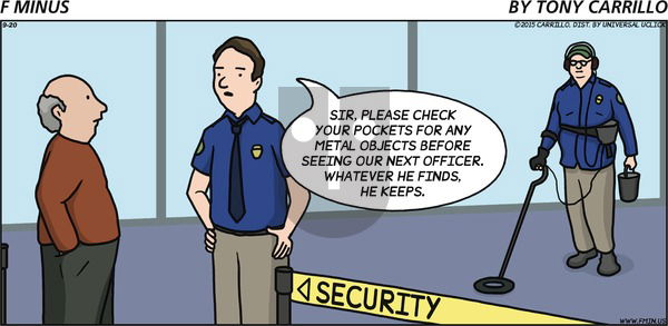 F Minus on Sunday September 20, 2015 Comic Strip