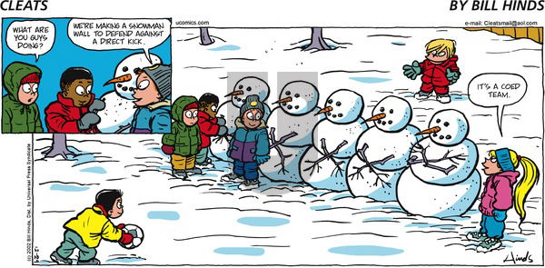 Cleats on Sunday December 29, 2002 Comic Strip