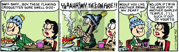 Garfield on Thursday October 17, 1991 Comic Strip