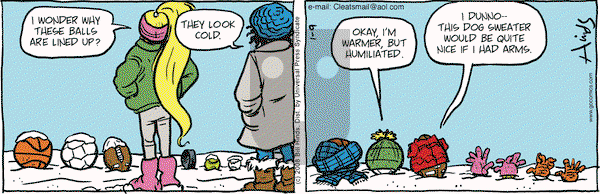 Cleats on Wednesday January 9, 2008 Comic Strip