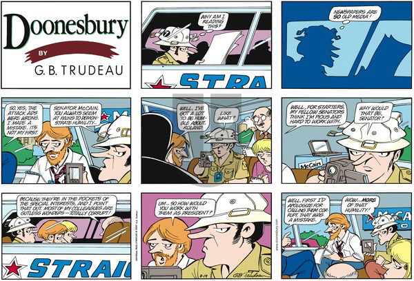 Doonesbury on Sunday March 19, 2000 Comic Strip