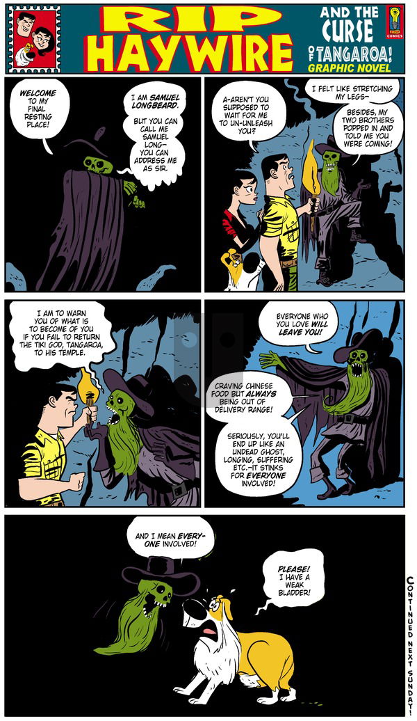 Rip Haywire on Sunday August 10, 2014 Comic Strip