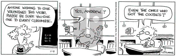 Soup to Nutz - Old on Monday February 14, 2005 Comic Strip