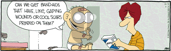 The Buckets on Friday December 7, 2012 Comic Strip