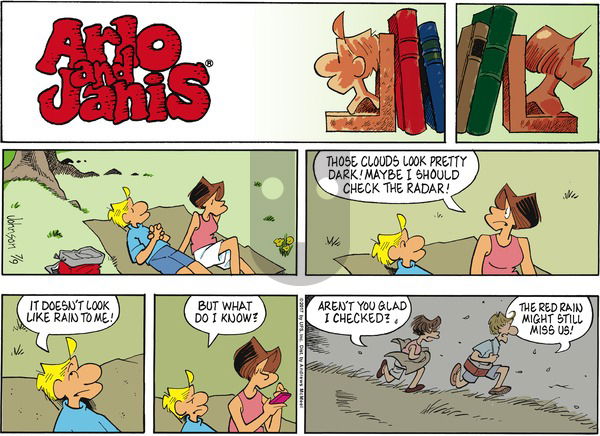 Arlo and Janis on Sunday July 9, 2017 Comic Strip