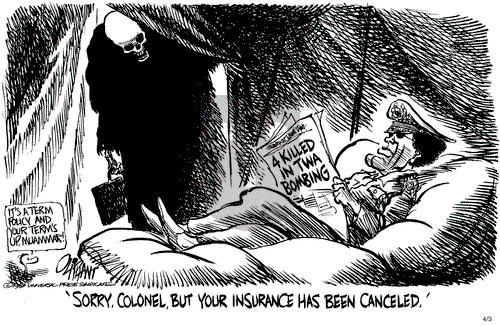 Pat Oliphant on Thursday April 3, 1986 Comic Strip
