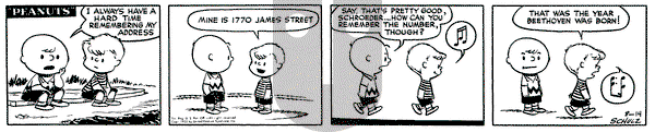 Peanuts on Thursday August 14, 1952 Comic Strip