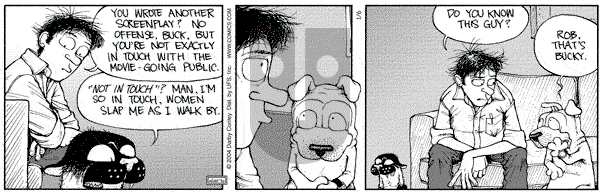 Get Fuzzy on Tuesday January 6, 2004 Comic Strip