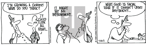 The Buckets on Saturday March 28, 1998 Comic Strip