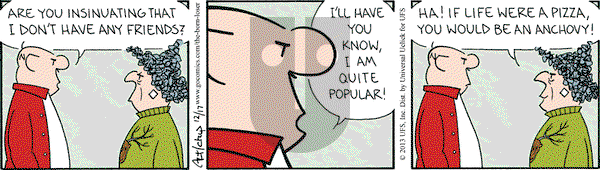The Born Loser on Tuesday December 17, 2013 Comic Strip