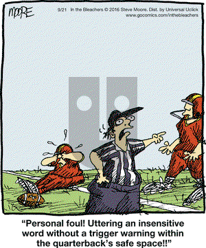 In the Bleachers on Wednesday September 21, 2016 Comic Strip