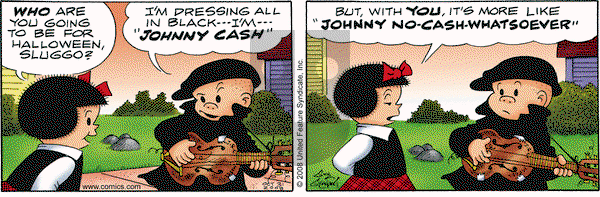 Nancy on Friday October 31, 2008 Comic Strip