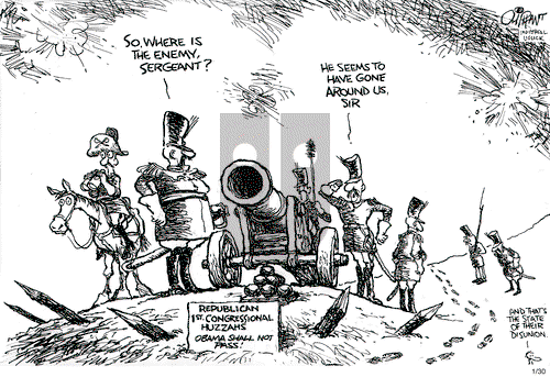 Pat Oliphant on Thursday January 30, 2014 Comic Strip