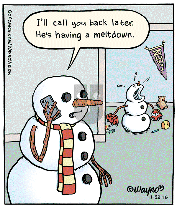 WaynoVision on Wednesday November 23, 2016 Comic Strip