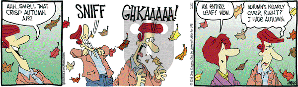 The Buckets on Monday December 19, 2016 Comic Strip