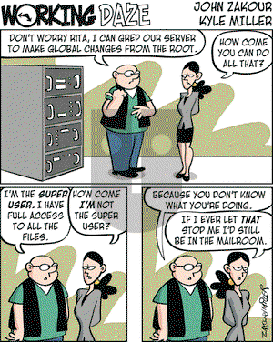 Working Daze on Friday April 21, 2006 Comic Strip