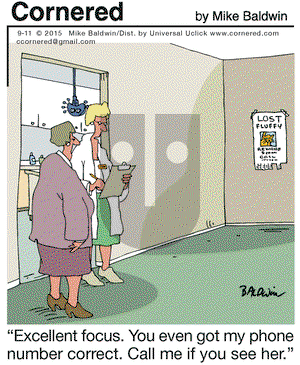 Cornered on Friday September 11, 2015 Comic Strip