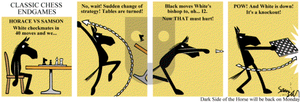 Dark Side of the Horse on Saturday October 25, 2014 Comic Strip