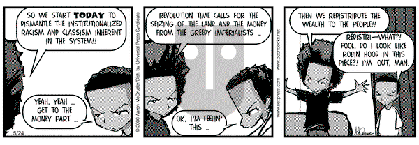 The Boondocks on Wednesday May 24, 2000 Comic Strip