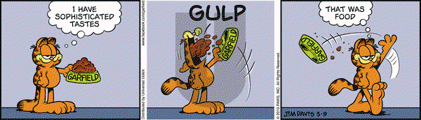 Garfield on Saturday March 9, 2013 Comic Strip