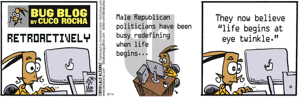 La Cucaracha - Friday September 14, 2012 Comic Strip