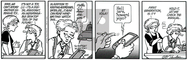 Doonesbury on Tuesday August 24, 1993 Comic Strip