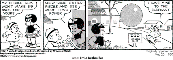 Nancy Classics on Saturday May 20, 2017 Comic Strip