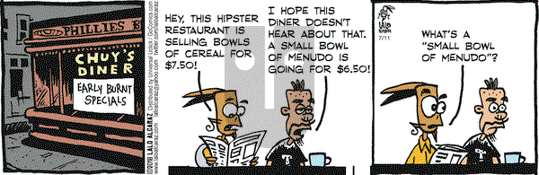 La Cucaracha on Monday July 11, 2016 Comic Strip