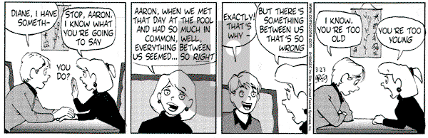 Luann on Monday March 23, 1998 Comic Strip