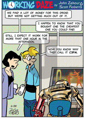Working Daze - Tuesday June 28, 2022 Comic Strip