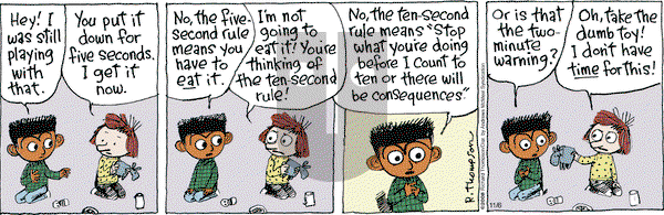 Cul de Sac on Tuesday November 6, 2018 Comic Strip